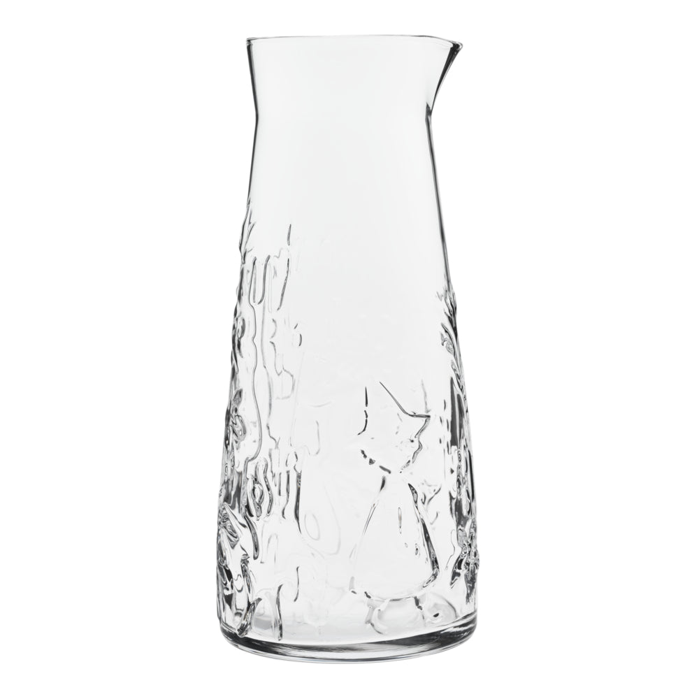 Moomin Clear Glass Pitcher 100cl - Moomin Arabia