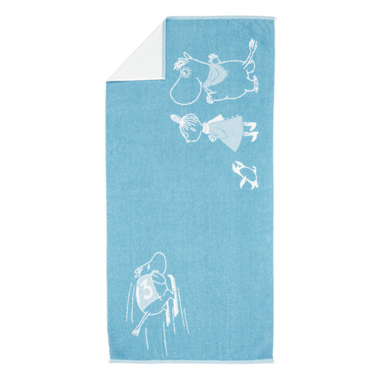 Moomin Bath Towel - Ski Jumping