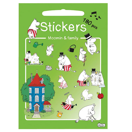 Moomin Sticker Set - Moomin and Family 180pcs