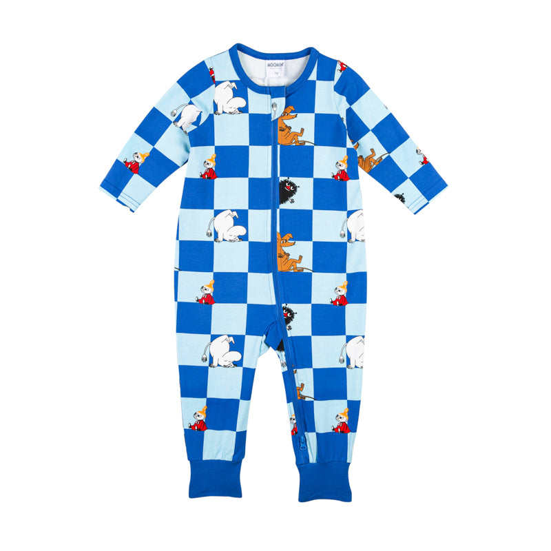 Moomin Pyjamas - Squares Blue