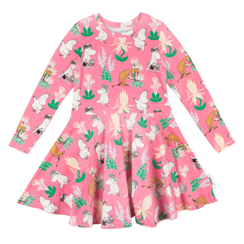 Moomin Dress - Growth Magenta