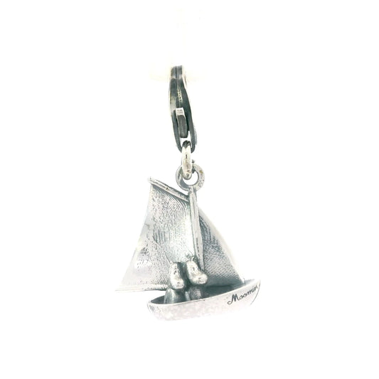 Moomins Sailing Boat Charm (Sterling Silver)