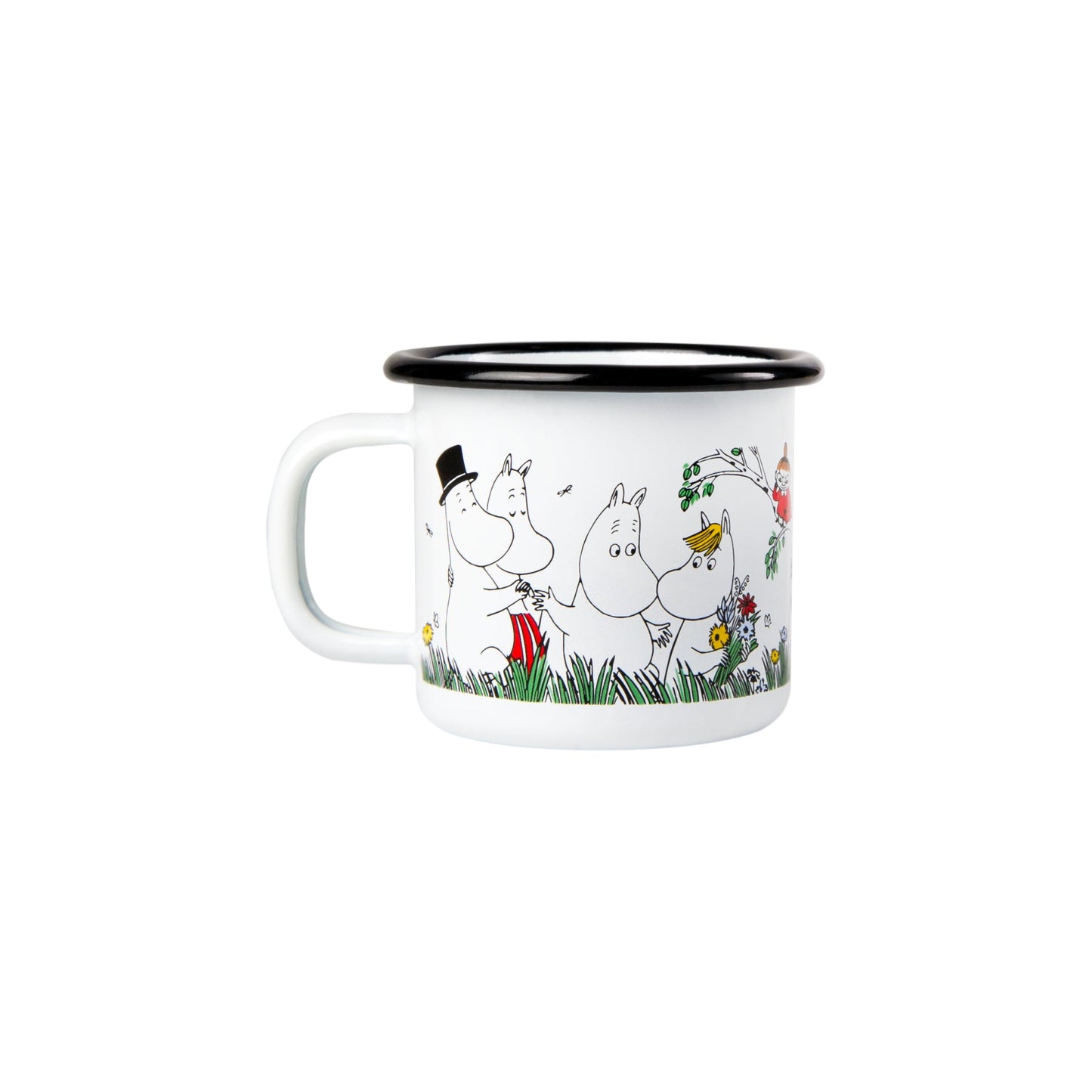 Moomin Enamel Mug - Happy Family (1.5dl)