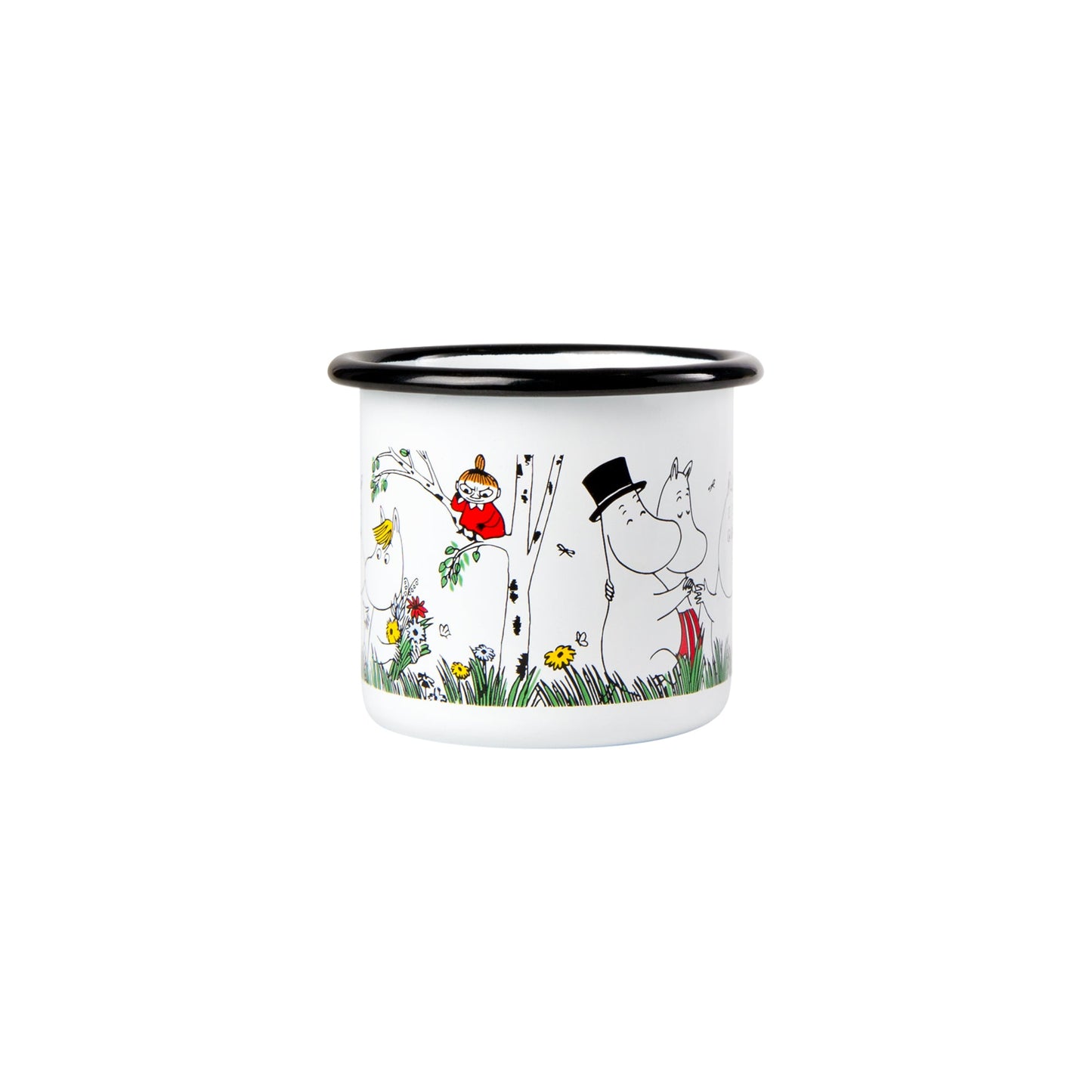 Moomin Enamel Mug - Happy Family (1.5dl)