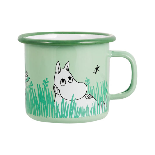 Enamel Mug - Boys, Green (2.5dl)