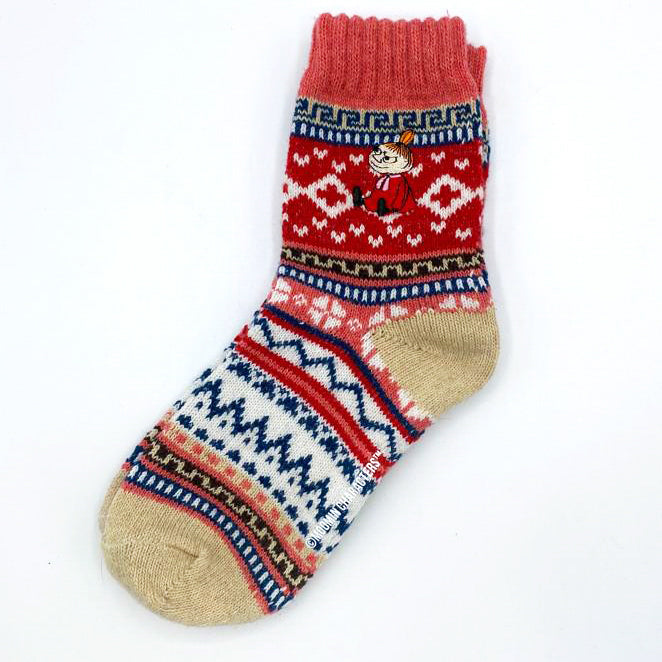 Moomin Fair Isle Little My Socks