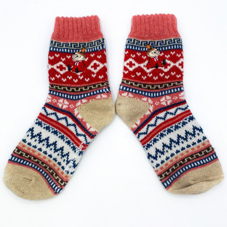 Moomin Fair Isle Little My Socks