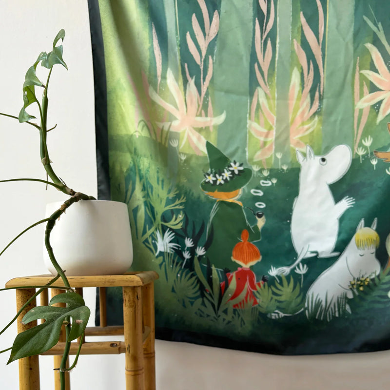 Moomin Square Scarf - Forest