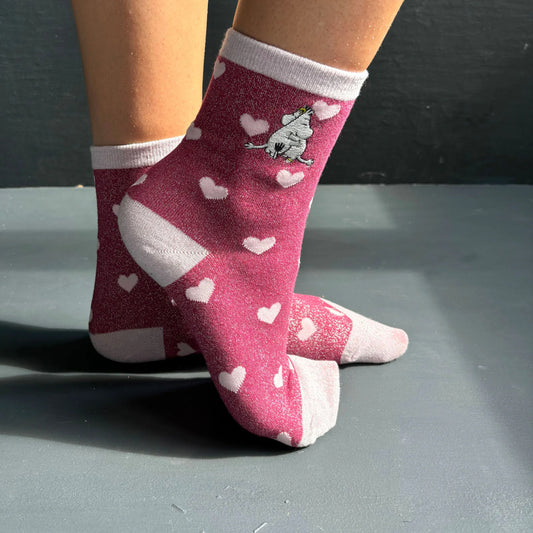 Moomin Ladies Socks - Love Glitter