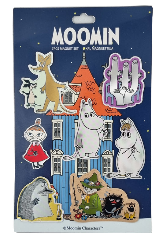 Moomin 7pc Magnet Set - Characters