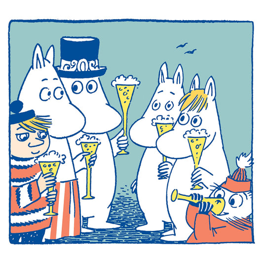 Moomin Square Greeting Card - Celebration