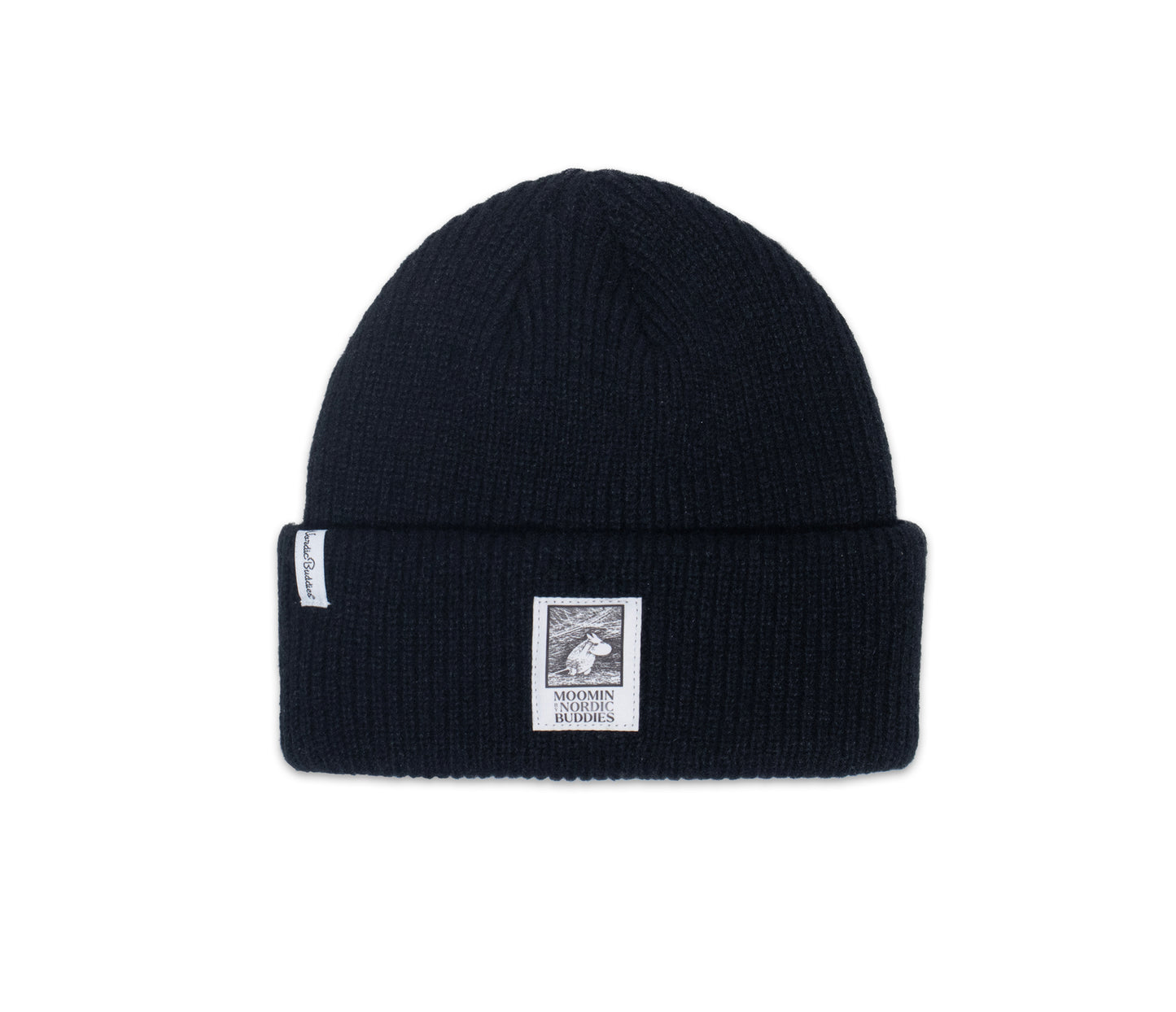 Moomin Adult Beanie Hat - Moomintroll Black