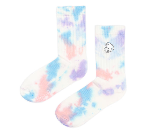 Moomin Tiedye Ladies Socks - Moomintroll Handstand