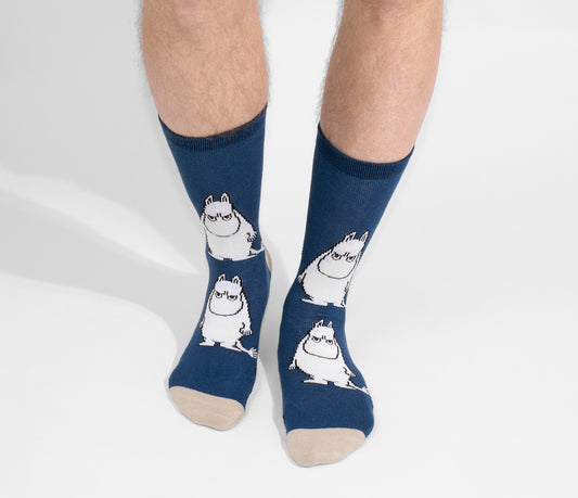 Moomin Mens Socks - Grumpy Moomintroll Navy