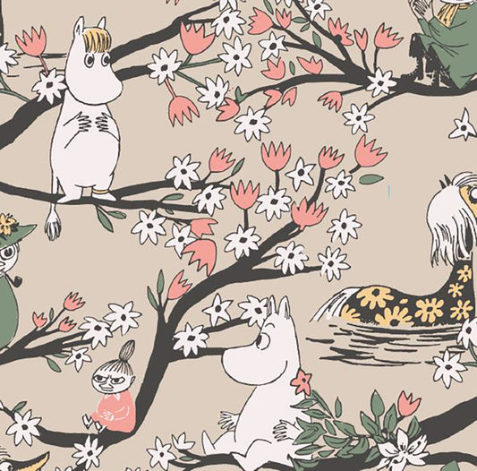 Moomin Paper Napkins - Falls in Love, Beige