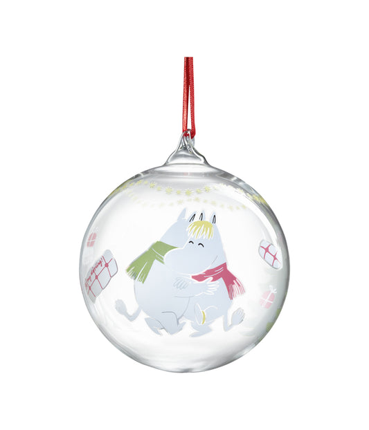 Moomin Christmas Bauble - Happy Holidays (9cm)