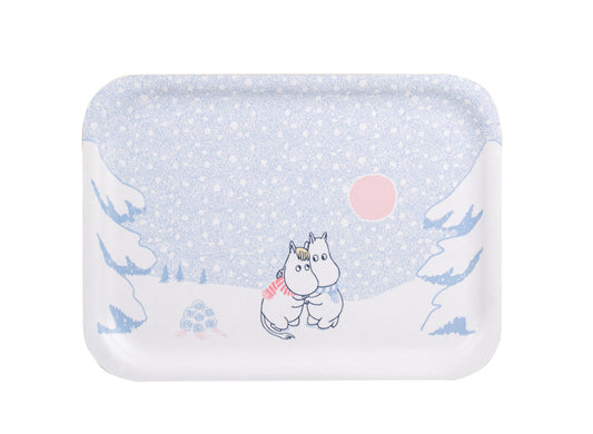 Moomin Tray - Let it Snow 20x27cm