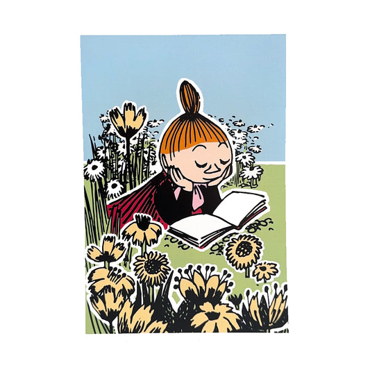 Moomin Art Print - Mymble Reading