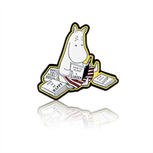 Moomin Enamel Pin Badge - Moominmamma Reading