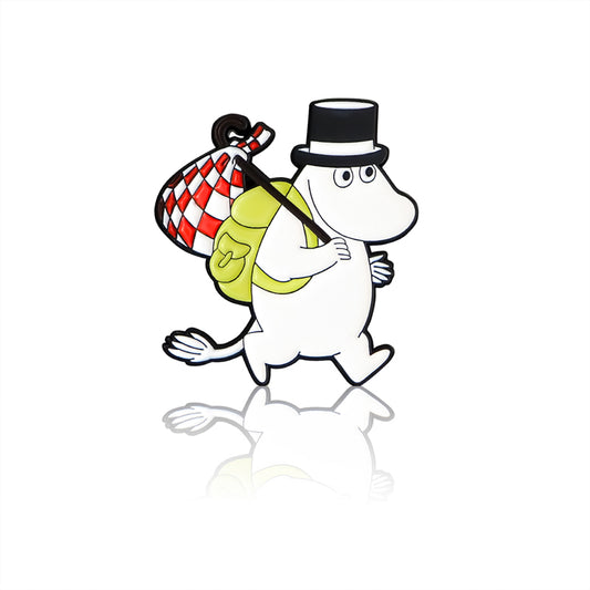 Moomin Enamel Pin Badge - Moominpappa Traveling