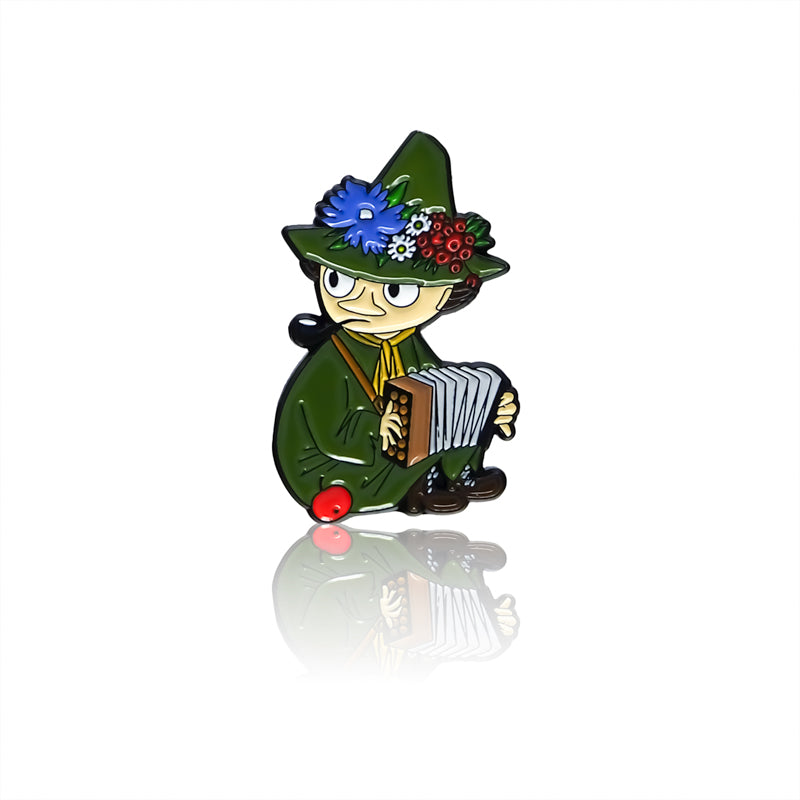 Moomin Enamel Pin Badge - Snufkin Playing the Accordian