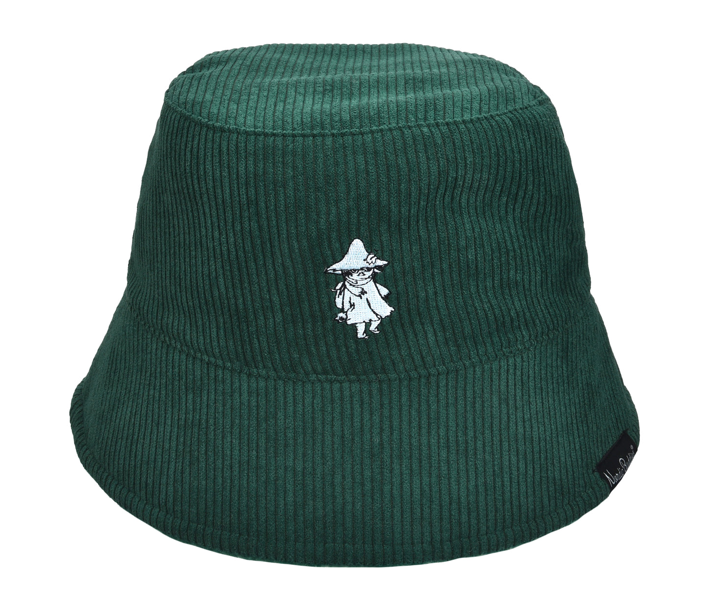 Moomin Adult Corduroy Winter Bucket Hat - Snufkin Green