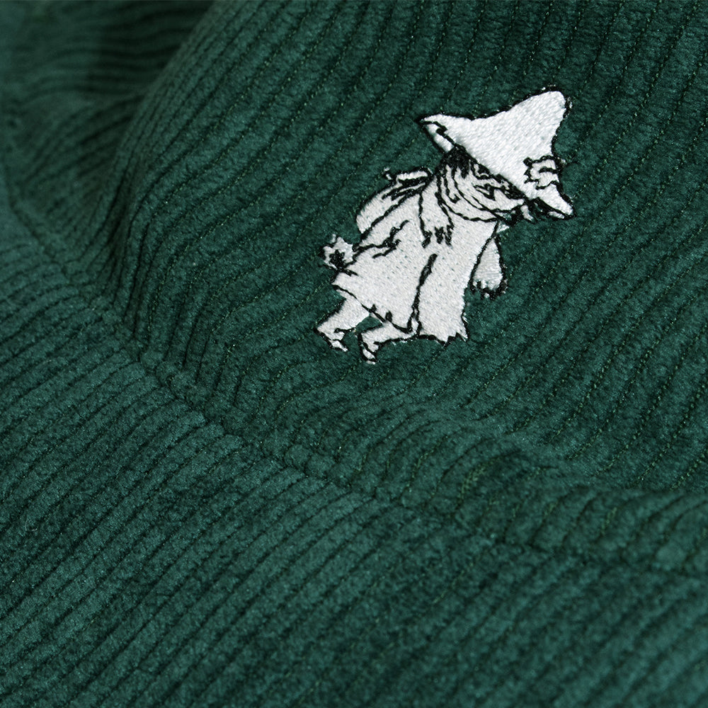 Moomin Adult Corduroy Winter Bucket Hat - Snufkin Green