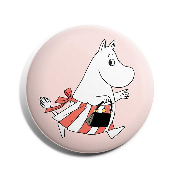 Moomin Badge - Moominmamma, Pink