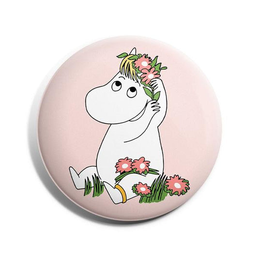 Moomin Badge - Snorkmaiden, Pink