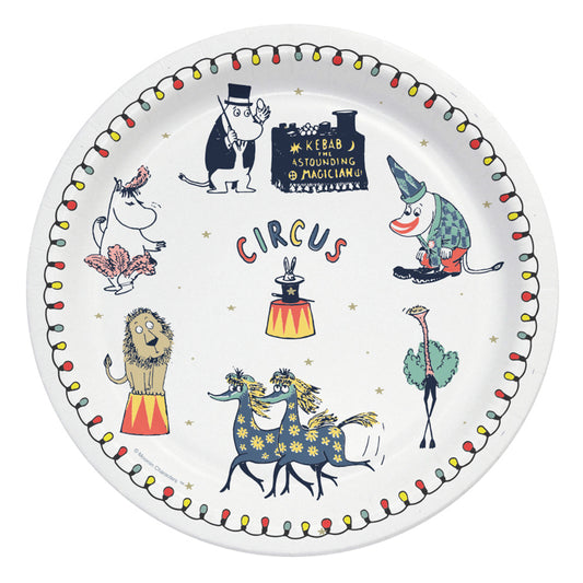 Moomin Circus Party Paper Plates (12 pcs)