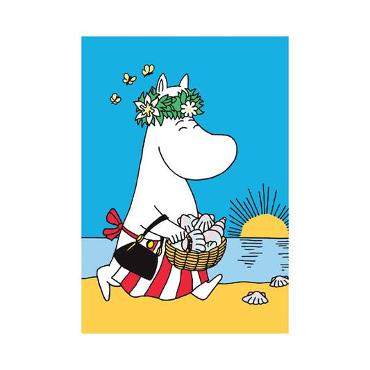 Moomin Mini Card - Mamma on the Beach