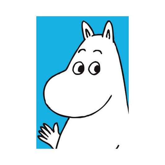 Moomin Mini Card - Moomintroll, Blue