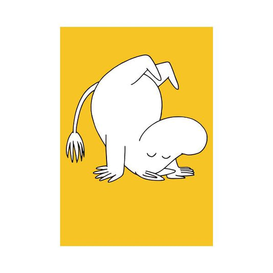 Moomin Mini Card - Moomintroll, Yellow