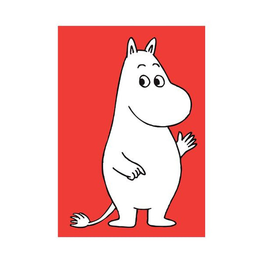 Moomin Mini Card - Moomintroll Red