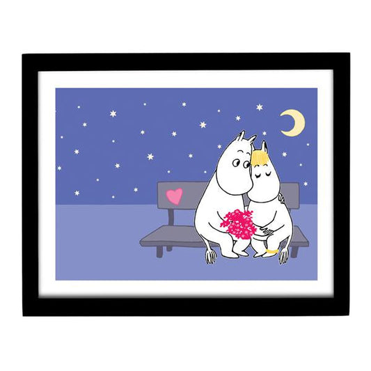 Moomin Art Print - Bench