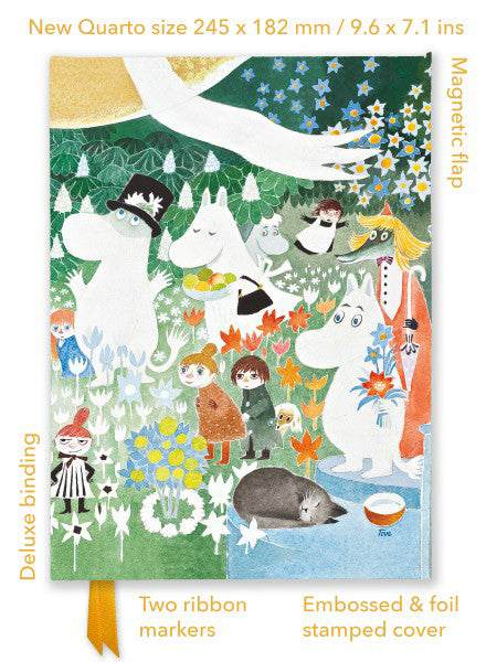 Moomin Foiled Quarto Notebook - Dangerous Journey