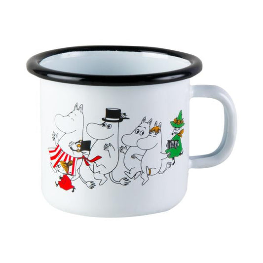 Moomin Enamel Mug - Family (2.5dl)