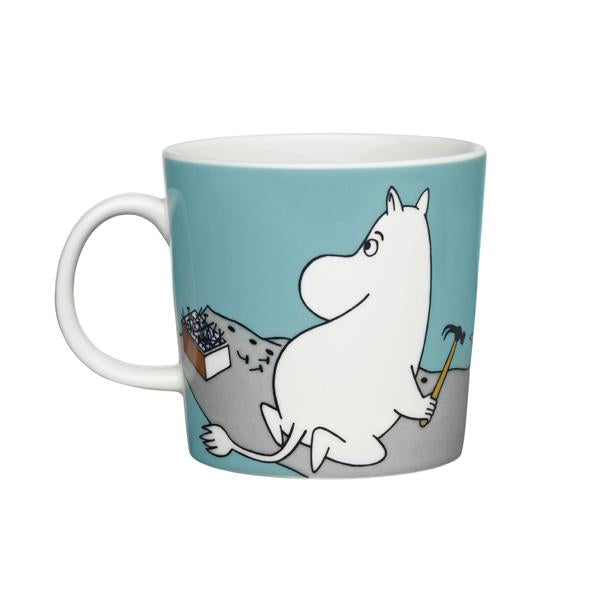 Moomin Mug - Moomintroll turquoise NEW- back