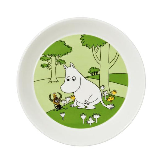 Moomin Plate - Moomintroll Grass Green (2019-)