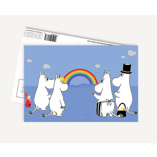 Moomin Postcard - Rainbow