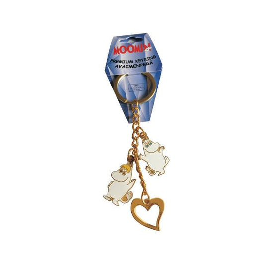 Gold Love Heart Keyring