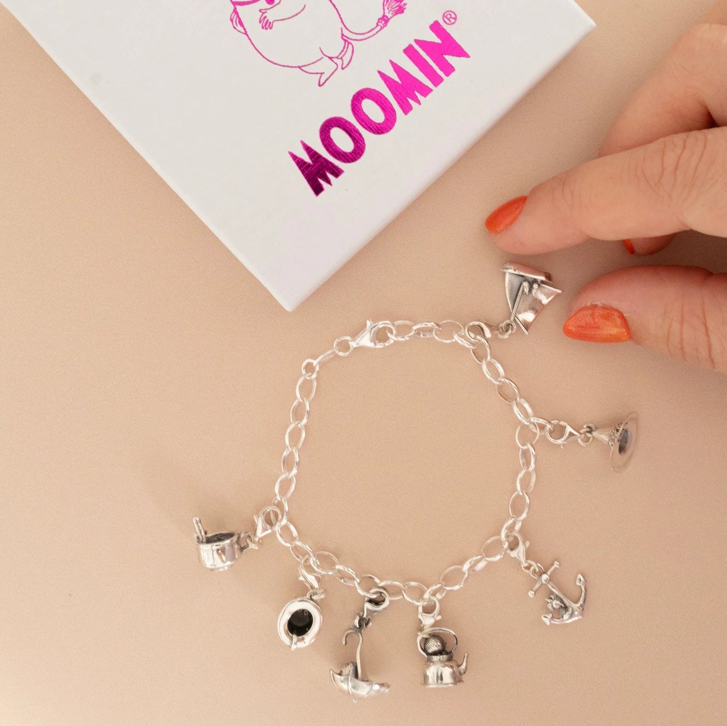 Moomins Snufkin Hat Charm (Sterling Silver)