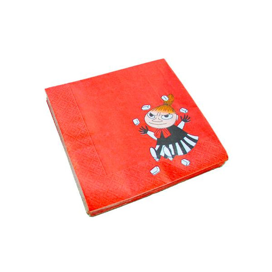 Moomin Paper Napkins - Little My - Red