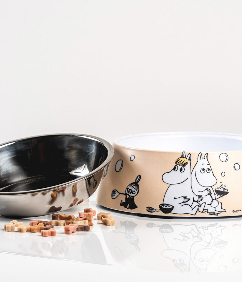 Moomin Pets bowl - M (Beige)